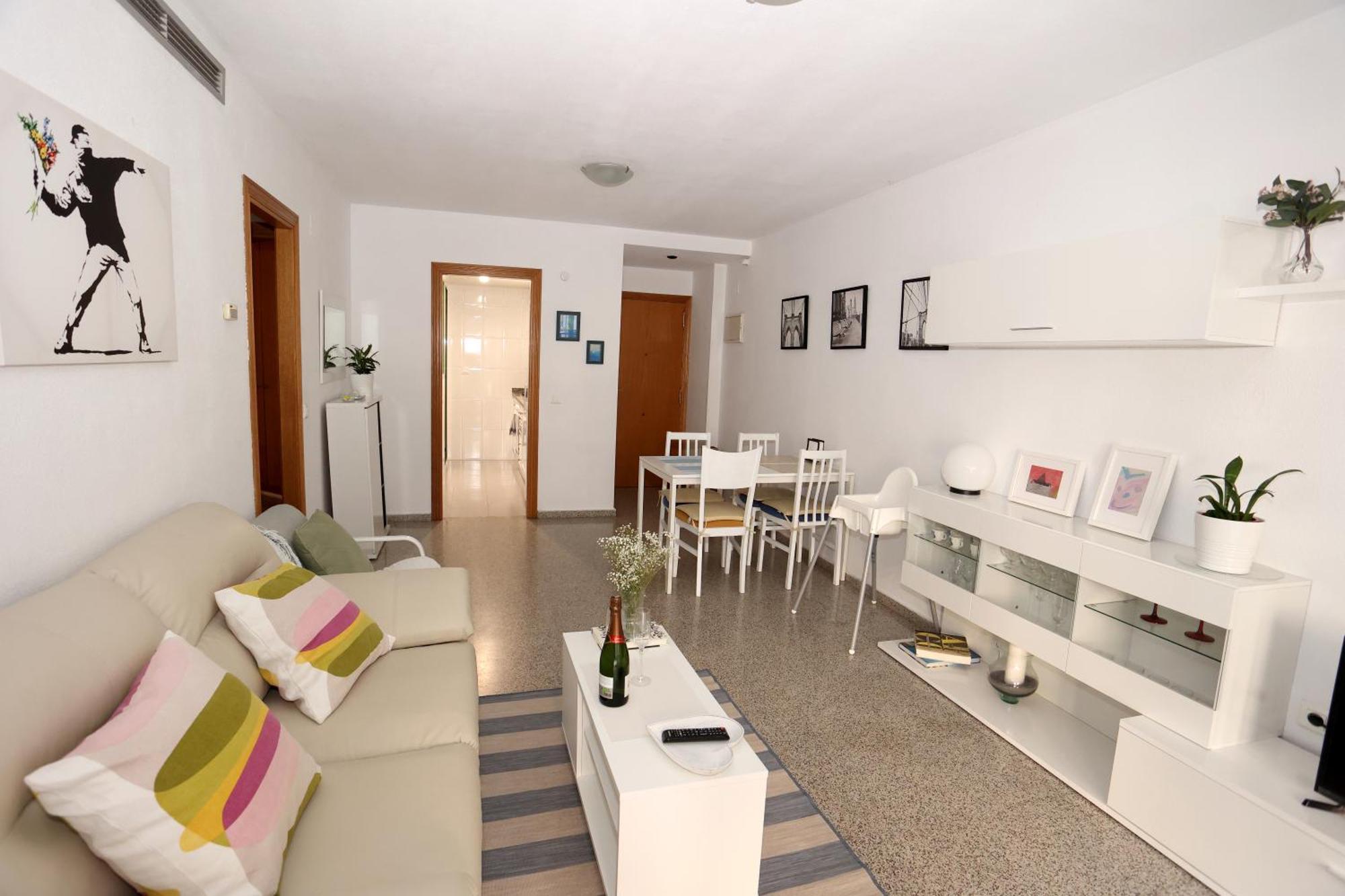 Apartamento Dos Habitaciones Primera Linea De Playa Valensiya Dış mekan fotoğraf